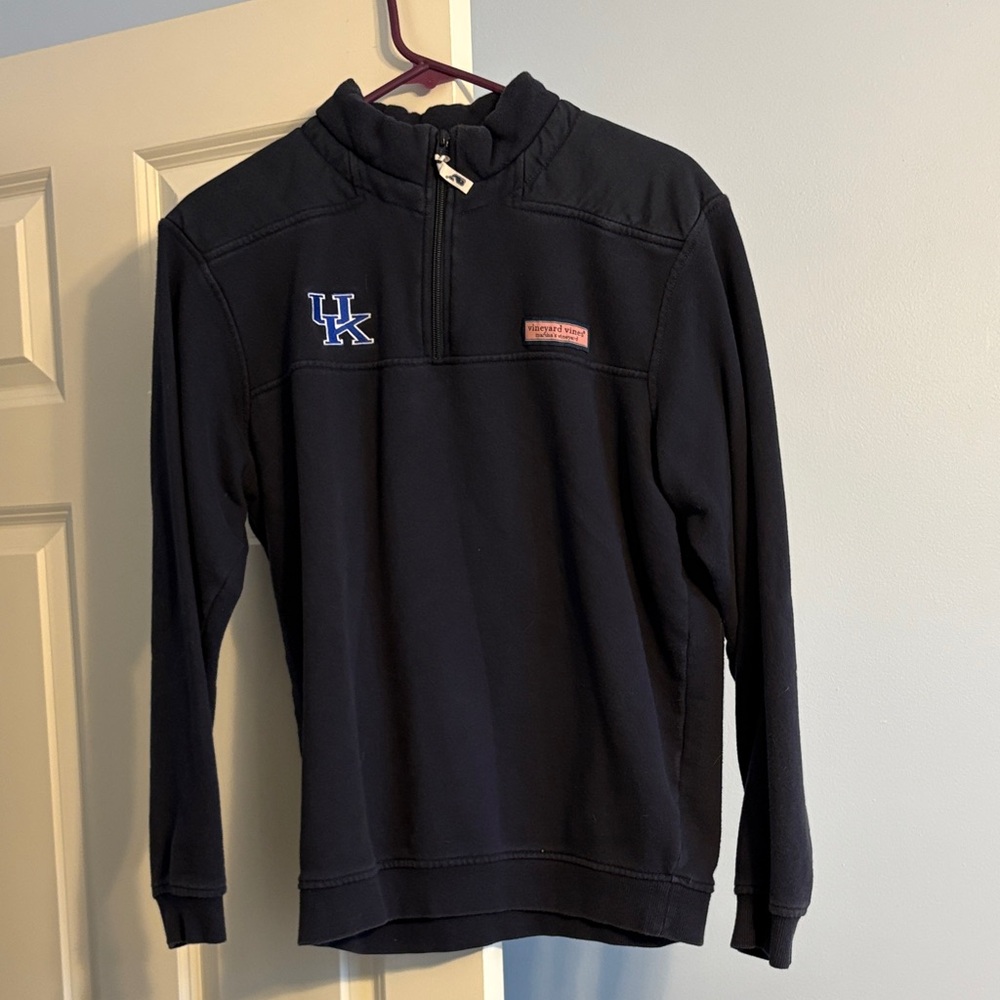 Men's Navy Quarter-Zip Sweater